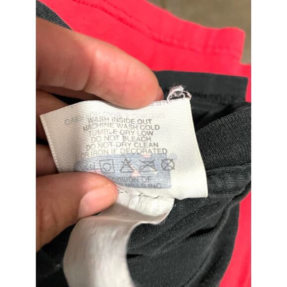 VTG Detroit Red Wings NHL Shirt L 1990's Black Hockey Sports TShirt - Picture 14 of 14